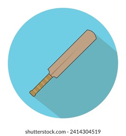 Vector Bat Icon. Bat illustration in flat minimalist style.
