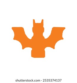 vector bat open wings flying concept elements logo icon