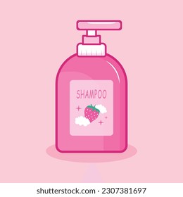 Vector bathe theme soap shampoo rubber duck vector design illustration