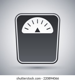 Vector Bathroom Scales Icon