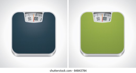 Vector Bathroom Weight Scale Icon