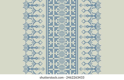 Vector - Batik songket,ulos, ikat and aztec pattern traditional background design batik pattern