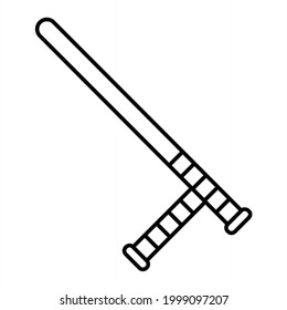 Vektorgrafik-Layoutbild-Design von Baton
