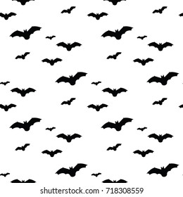 Vector bats on the white background. - stock vector