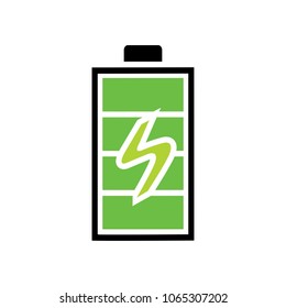 vector Battery charging - power Battery illustration, electricity symbol - energy sign