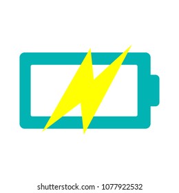 vector Battery charging - power Battery illustration, electricity symbol - energy sign