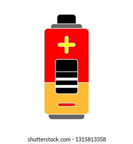 vector Battery charging - power Battery illustration, electricity symbol - energy sign