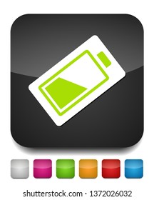 vector Battery charging - power Battery illustration, electricity symbol - energy sign