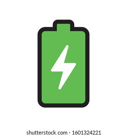 Vector Battery Icon for Mobile Phone