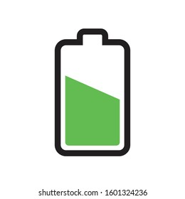 Vector Battery Icon for Mobile Phone