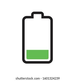 Vector Battery Icon for Mobile Phone