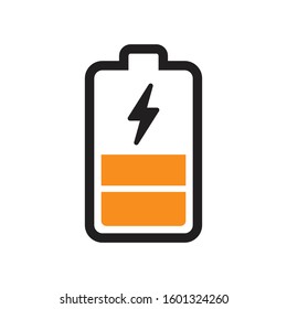 Vector Battery Icon for Mobile Phone