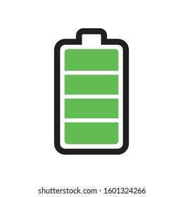 Vector Battery Icon for Mobile Phone