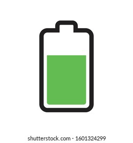 Vector Battery Icon for Mobile Phone
