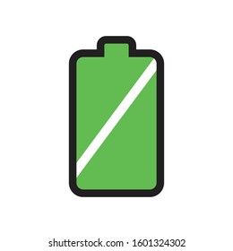 Vector Battery Icon for Mobile Phone