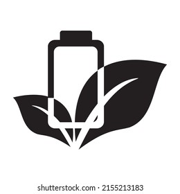 It is vector of battery with leaves. It means the battery is long lived or recyclable. It is usually used for descriptions in electronic devices.