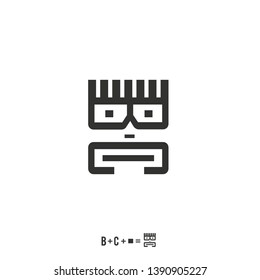  Vector BC letters icon logo brand company bussines market shop barber