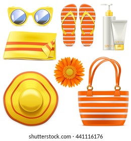 Vector Beach Accessories