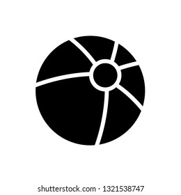 vector beach ball icon.