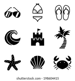 Vector Beach Icons