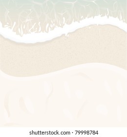 vector beach illustration