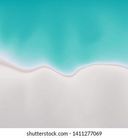 Vector Beach Sand and Water Abstract Painting Background