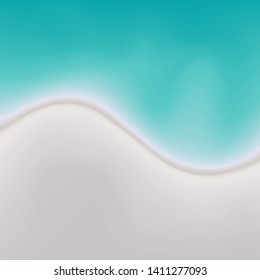 Vector Beach Sand and Water Abstract Painting Background