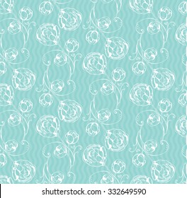 Vector beackground with white roses
