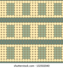 Vector beadwork seamless pattern
