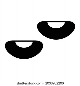 Vector Beans Glyph Icon Design
