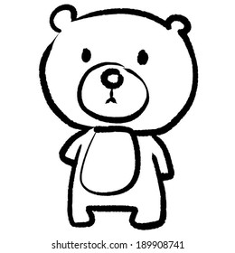 vector of bear 