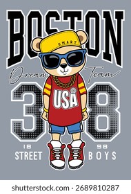vector bear cartoon illustration graphic design