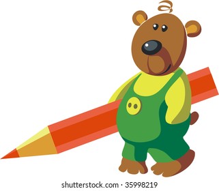 Vector. Bear color 02