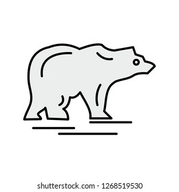  Vector bear icon
