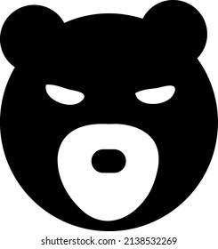 vector bear icon. sign design on white background..eps
