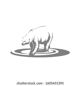 vector of bear illustration forlogo