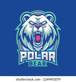 Vector of bear mascot logo template