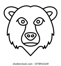 Vektorbär-Rahmenbild-Design
