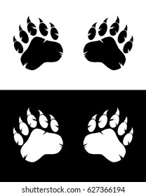 Vector Bear Paw Set