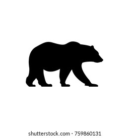 векторный медведь силуэт