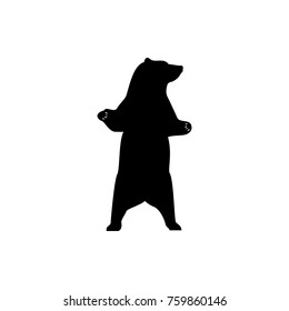 vector bear silhouette