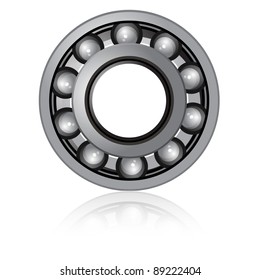 vector bearings illustration on a white background