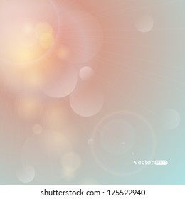 Vector beautiful abstract background with dreamy soft faded colors.