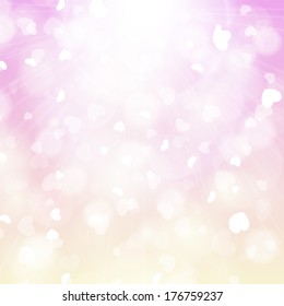 Vector beautiful abstract background with dreamy soft faded colors.