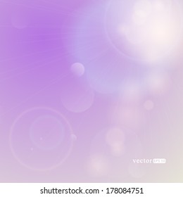 Vector beautiful abstract background with dreamy soft faded colors.
