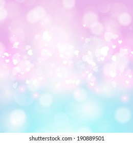 Vector beautiful abstract background with dreamy soft faded colors.