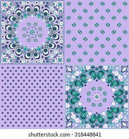 vector beautiful artistic graphical orient paisley pattern. spring summer time. flowers, odts, stars, regular, symmetrical, gentle backround. patchwork print