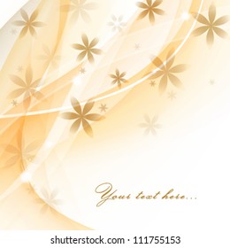 Vector beautiful autumn illustration background.