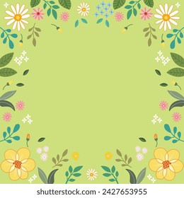 Vector beautiful background floral pattern design 