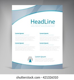 Vector Beautiful Business Flyer. Template flyers design. Business brochure 